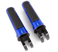 YIJIEBAO Pedal de clavijas for reposapiés delantero motocicleta compatible con YAMAHA YZF-R1 2002-2019 YZF-R1M 2017 2018 2019 YZF-R6 2003-2019 Estribo antideslizante(Blue)