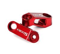YIJIEBAO Universal K1200 GT/R/S motocicleta CNC espejos retrovisores extensión elevador extender adaptador soporte apto for BMW K1200GT K1200R K1200S Extensor de montaje(K1200S -RED)