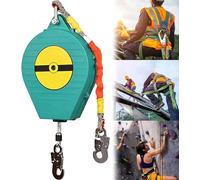 YIJIEHH Dispositivo Anticaídas Retráctil, Limitador Personal De Caída, Cuerda Retractil Anticaidas Herramientas Protección contra Caídas para Techo Y Trabajos Aéreos, Carga-20M