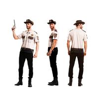 Yijja Fast Fun - Sheriff, camiseta de manga corta para adultos, talla L (Charm Kingdom YJ00044)