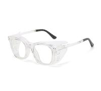 YIJOY Gafas con Cámara de Humedad y Antipolen for Hombre y Mujer: Bloquean La Luz Azul, Son Resistentes Al Viento y a La Humedad, Alivian La Sequedad Ocular. Silicona Ultrasuave, Lente Transparente