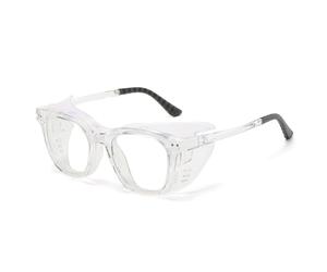YIJOY Gafas con Cámara de Humedad y Antipolen for Hombre y Mujer: Bloquean La Luz Azul, Son Resistentes Al Viento y a La Humedad, Alivian La Sequedad Ocular. Silicona Ultrasuave, Lente Transparente