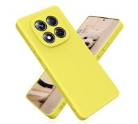 YiKaDa - Funda para Redmi Note 14 Pro 5G (No para 4G) / Poco X7 5G, Cáscara Suave de Silicona TPU Líquida - Amarillo