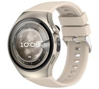 Yikamosi 18MM liberación rápida Silicona Suave Cierre de acero inoxidable Correas de Repuesto para Mujer y Hombre Compatible con Huawei Watch 5 42MM,Caqui