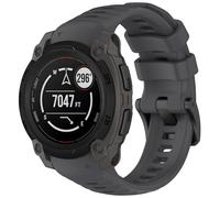 Yikamosi 20MM liberación rápida Silicona Suave Cierre de acero inoxidable Correas de Repuesto para Mujer y Hombre Compatible con Garmin Instinct E 40MM,Gris