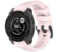 Yikamosi 20MM liberación rápida Silicona Suave Cierre de acero inoxidable Correas de Repuesto para Mujer y Hombre Compatible con Garmin Instinct E 40MM,Rosado