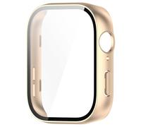 Yikamosi Carcasa con Protector de Pantalla Compatible con Huawei Watch Fit 3,Cobertura Completa HD Ultrafina Funda Protectora para Watch Fit 3,Dorado