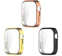 Yikamosi Carcasa Protectora Compatible con Huawei Watch Fit 5 Pro,Anti-rasguños Anti caída TPU Suave Carcasa de Parachoques Compatible con Huawei Watch Fit 5 Pro Smartwatch,Oro Ros Dorado+Negro