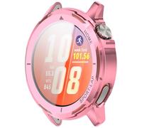 Yikamosi Carcasa Protectora Compatible con Huawei Watch GT Runner 2,Anti-rasguños Anti caída TPU Suave Carcasa de Parachoques Compatible con Huawei Watch GT Runner 2 Smartwatch,Rosa