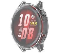 Yikamosi Carcasa Protectora Compatible con Huawei Watch GT Runner 2,Anti-rasguños Anti caída TPU Suave Carcasa de Parachoques Compatible con Huawei Watch GT Runner 2 Smartwatch,Transparente