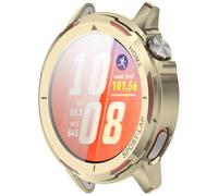 Yikamosi Carcasa Protectora Compatible con Huawei Watch GT Runner 2,Anti-rasguños Anti caída TPU Suave Carcasa de Parachoques Compatible con Huawei Watch GT Runner 2 Smartwatch,Dorado