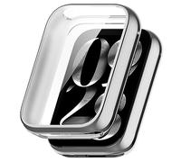 Yikamosi Carcasa Protectora Compatible con Xiaomi Smart Band 8 Pro,Anti-rasguños Anti caída TPU Suave Carcasa de Parachoques para Xiaomi Smart Band 8 Pro,Plata