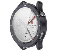 Yikamosi Carcasa Protectora Compatible con XiaoMi Watch S5,Anti-rasguños Anti caída TPU Suave Carcasa de Parachoques Compatible con XiaoMi Watch S5 Smartwatch,Gris