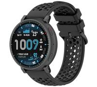 Yikamosi Compatible con Amazfit Active Max Correa para Mujer y Hombre,22MM liberación rápida Silicona Suave Cierre de acero inoxidable Correas de Repuesto para Active Max SmartWatch,Negro