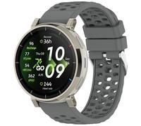 Yikamosi Compatible con Amazfit Active3 Premium Correa para Mujer y Hombre,20MM liberación rápida Silicona Suave Cierre de acero inoxidable Correas de Repuesto para Active3 Premium SmartWatch,Gris