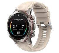 Yikamosi Compatible con Amazfit Falcon Correa para Mujer y Hombre,liberación rápida Silicona Suave Cierre de Acero Inoxidable Correas de Repuesto para Amazfit Falcon Smartwatch,Caqui