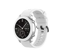 Yikamosi Compatible con Amazfit GTR 42MM Correa,20MM liberación Rápida Silicona Suave Cierre de Acero Inoxidable Correas de Repuesto para GTR 42MM/GTS 2/GTS 2e/GTS 2Mini,Blanco