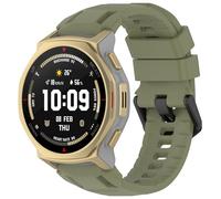Yikamosi Compatible con Amazfit T-Rex 3 Pro 44MM Correa para Mujer y Hombre,20MM liberación rápida Silicona Suave Cierre de TPU Correas de Repuesto para T-Rex 3 Pro 44MM Smartwatch,Verde Militar