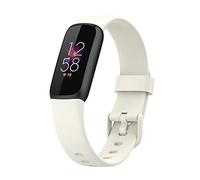 Yikamosi Compatible con Fitbit Luxe Correa,liberación rápida Silicona Suave Cierre de Acero Inoxidable Correas de Repuesto para Fitbit Luxe/Fitbit Luxe Special Edition,Pequeño-Caqui