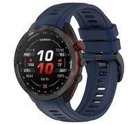 Yikamosi Compatible con Garmin Approach S70 Correa para Mujer y Hombre,liberación rápida Silicona Suave Cierre de Acero Inoxidable Correas de Repuesto para Garmin Approach S70 42MM,Azul Medianoche
