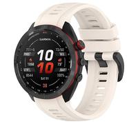 Yikamosi Compatible con Garmin Approach S70 Correa para Mujer y Hombre,liberación rápida Silicona Suave Cierre de Acero Inoxidable Correas de Repuesto para Garmin Approach S70 47MM,Caqui