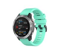Yikamosi Compatible con Garmin Fenix 6 Correa,liberación rápida Silicona Suave Cierre de Acero Inoxidable Correas de Repuesto para Garmin Fenix 6/Fenix 5/Fenix 5 Plus,Verde