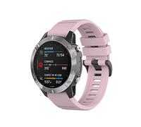 Yikamosi Compatible con Garmin Fenix 6 Correa,liberación rápida Silicona Suave Cierre de Acero Inoxidable Correas de Repuesto para Garmin Fenix 6/Fenix 5/Fenix 5 Plus,Rosa Rosa
