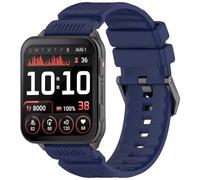 Yikamosi Compatible con Garmin Venu X1 Correa para Mujer y Hombre,24MM liberación rápida Silicona Suave Cierre de acero inoxidable Correas de Repuesto para Venu X1,Azul Medianoche