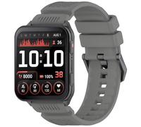 Yikamosi Compatible con Garmin Venu X1 Correa para Mujer y Hombre,24MM liberación rápida Silicona Suave Cierre de acero inoxidable Correas de Repuesto para Venu X1,Gris