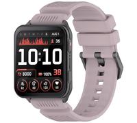 Yikamosi Compatible con Garmin Venu X1 Correa para Mujer y Hombre,24MM liberación rápida Silicona Suave Cierre de acero inoxidable Correas de Repuesto para Venu X1,Púrpura