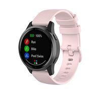 Yikamosi Compatible con Garmin Vivoactive 4 Correa,22MM liberación rápida Silicona Suave Cierre de acero inoxidable Correas de Repuesto para Vivoactive 4/Venu 2,Rosa