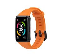 Yikamosi Compatible con Honor Band 6 Correa/Huawei Band 6 Correa,liberación rápida TPU Suave Cierre de Acero Inoxidable Correas de Repuesto para Honor Band 6/Huawei Band 6,Naranja