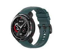 Yikamosi Compatible con Honor Watch GS Pro Correa,liberación rápida Silicona Suave Cierre de Acero Inoxidable Correas de Repuesto para Honor Watch GS Pro,Cian Oscuro