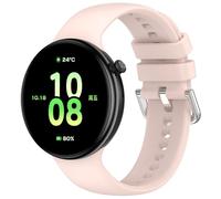 Yikamosi Compatible con Honor Watch GS5 Correa para Mujer y Hombre,liberación rápida Silicona Suave Cierre de acero inoxidable Correas de Repuesto para Watch GS5/Watch Fit Smart Watches,Rosa