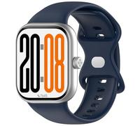 Yikamosi Compatible con Honor Watch X5 Correa para Mujer y Hombre,liberación rápida Silicona Suave Cierre de acero inoxidable Correas de Repuesto para Watch X5 Smart Watches,Azul Medianoche