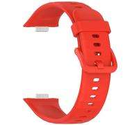 Yikamosi Compatible con Huawei Watch Fit 3 Correa para Mujer y Hombre,liberación rápida Silicona Suave Cierre de TPU Correas de Repuestoo para Watch Fit 3,Rojo