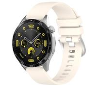 Yikamosi Compatible con Huawei Watch GT4 Correa para Mujer y Hombre,18MM liberación rápida Silicona Suave Cierre de Acero Inoxidable Correas de Repuesto para Huawei Watch GT4 41MM,Caqui