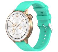 Yikamosi Compatible con Oneplus Watch 4 43MM Correa para Mujer y Hombre,18MM liberación rápida Silicona Suave Cierre de acero inoxidable Correas de Repuesto para Watch 4 43MM/Watch 3 43MM,Verde Menta