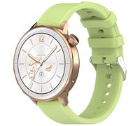 Yikamosi Compatible con Oneplus Watch 4 43MM Correa para Mujer y Hombre,18MM liberación rápida Silicona Suave Cierre de acero inoxidable Correas de Repuesto para Watch 4 43MM/Watch 3 43MM,Verde