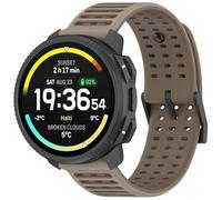 Yikamosi Compatible con Suunto Nautic S Correa para Mujer y Hombre,22MM liberación rápida Silicona Suave Cierre de acero inoxidable Correas de Repuesto para Nautic S/Vertical 2/Race 2/Race S,Marrón