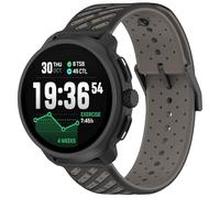 Yikamosi Compatible con Suunto Race 2 Correa para Mujer y Hombre,liberación rápida Silicona Suave Cierre de acero inoxidable Correas de Repuesto para Race 2/Race/Race S/Vertical/9 Peak Pro,Gris