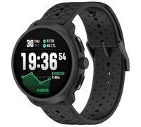 Yikamosi Compatible con Suunto Race 2 Correa para Mujer y Hombre,liberación rápida Silicona Suave Cierre de acero inoxidable Correas de Repuesto para Race 2/Race/Race S/Vertical/9 Peak Pro,Negro