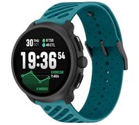 Yikamosi Compatible con Suunto Race 2 Correa para Mujer y Hombre,liberación rápida Silicona Suave Cierre de acero inoxidable Correas de Repuesto para Race 2/Race/Race S/Vertical/9 Peak Pro,Azul Verde