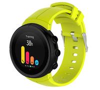 Yikamosi Compatible con Suunto Spartan Ultra Correa,liberación rápida Silicona Suave Cierre de Acero Inoxidable Correas de Repuesto para Suunto Spartan Ultra GPS Smart Watch,Verde