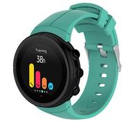Yikamosi Compatible con Suunto Spartan Ultra Correa,liberación rápida Silicona Suave Cierre de Acero Inoxidable Correas de Repuesto para Suunto Spartan Ultra GPS Smart Watch,Menta
