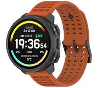 Yikamosi Compatible con Suunto Vertical 2/1 Correa para Mujer y Hombre,22MM liberación rápida Silicona Suave Cierre de acero inoxidable Correas de Repuesto para Vertical 2/1/Race 2/Race/Race S,Naranja