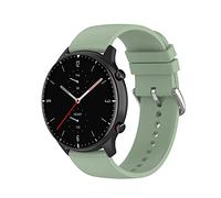 Yikamosi Correa Compatible con Amazfit GTS 3/GTS 2,20 MM liberación rápida Silicona Suave Cierre de Acero Inoxidable Correas de Repuesto para Amazfit GTS 3/GTS 2/GTS 2e,Verde