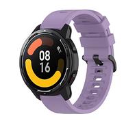Yikamosi Correa Compatible con Xiaomi Watch S1 Active,22 MM liberación rápida Silicona Suave Cierre de Acero Inoxidable Correas de Repuesto para Xiaomi Watch S1 Active/Watch Color,Púrpura