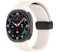 Yikamosi Correa para Mujer y Hombre,QuickFit Silicona Suave Cierre de Magnética Correas de Repuesto Compatible con Samsung Galaxy Watch 8 (40MM/44MM)/Galaxy Watch 8 Classic,Caqui