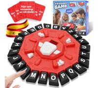 YIKANWEN Juegos de Mesa, Juego de Palabras con Audio en Español, 35 Tarjetas de Temas Diversas, 2 Modos de Jugar, Portátil y Duradero, Adecuado para Familia, Fiestas, Amigos, Viajes y Noches de Juego